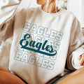 Custom Mascot Name Sweatshirt, School Mascot Shirt, Team Spirit Sweatshirt