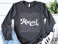 Custom Mascot Name Long Sleeve Shirt, School Mascot Shirt, Team Spirit Tee