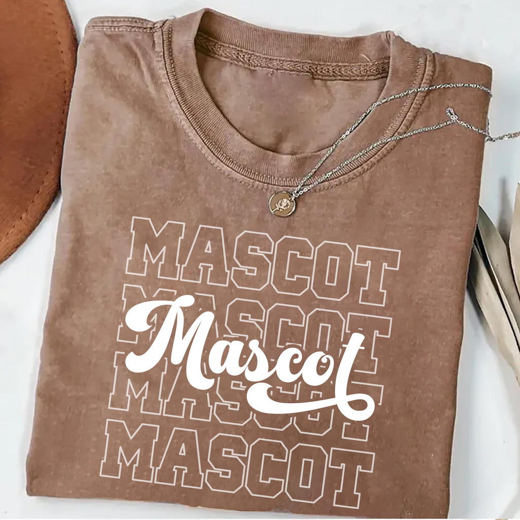 Custom Mascot Name Shirt, School Mascot Shirt, Team Mascot Tee