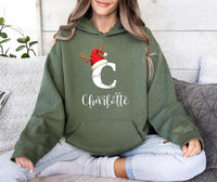 Family Christmas Name Hoodie, Monogrammed Family Christmas Shirt, Personalized Family Christmas Hoodie