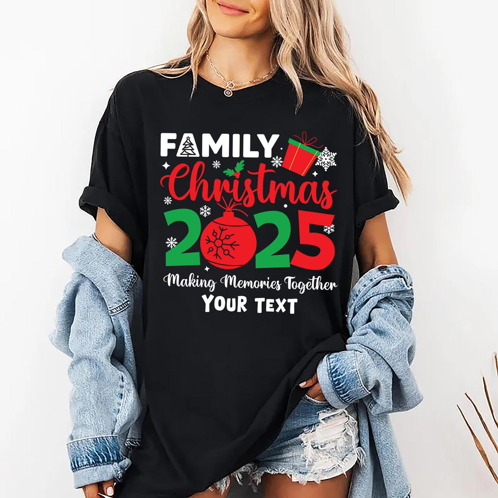 Family Christmas 2025 Making Memories Together Shirt, Christmas Family Shirt, Christmas Group Tee