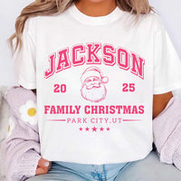 Custom Family Christmas Shirt, Matching Family Christmas Shirt, Personalized Name Christmas Tee