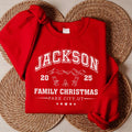 Custom Family Christmas Sweatshirt, Matching Family Christmas Shirt, Personalized Name Christmas Sweatshirt