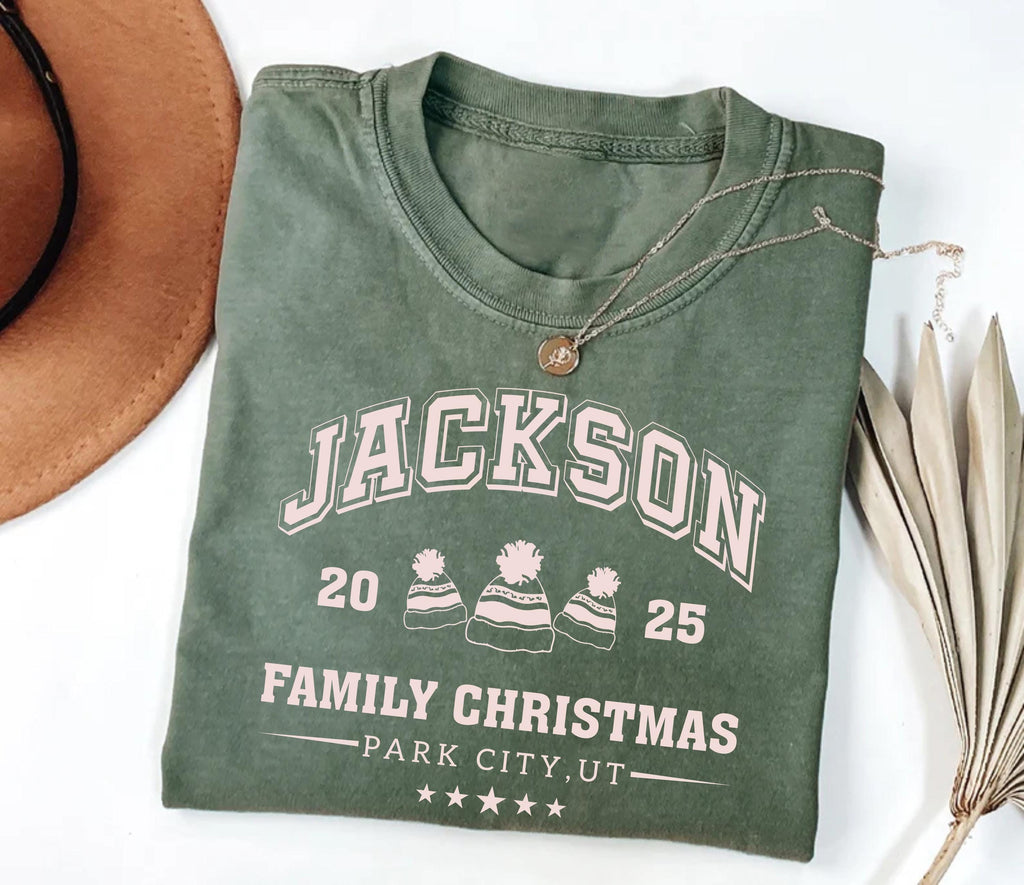 Custom Family Christmas Shirt, Matching Family Christmas Shirt, Personalized Name Christmas Tee
