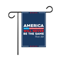 Justice for Charlie Garden Flag, A True Patriot Charlie Kirk Yard Flag, Charlie Kirk Is My Hero Outdoor Flag, Charlie Kirk Freedom Flag