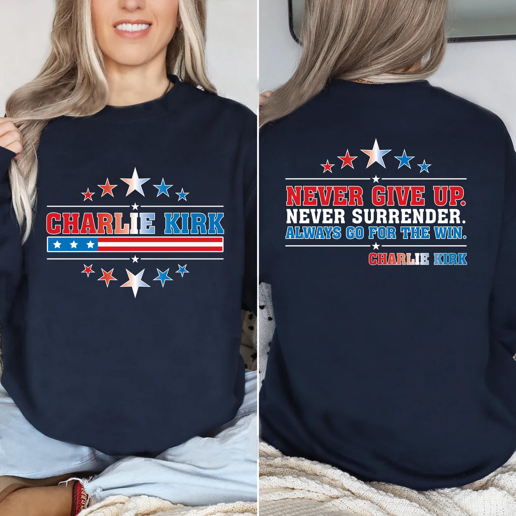 Justice for Charlie Shirt, A True Patriot Charlie Kirk Shirt, Charlie Kirk Is My Hero Tee, Charlie Kirk Freedom Shirt, Front Back
