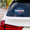 Justice for Charlie Vinyl Sticker, A True Patriot Charlie Kirk, Charlie Kirk Freedom, Charlie Kirk Is My Hero Bumper Sticker, 6
