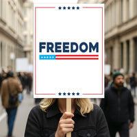 Justice for Charlie Protest Sign, A True Patriot Charlie Kirk, Charlie Kirk Is My Hero Political Poster