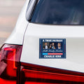 Justice for Charlie Political Protest Magnet, A True Patriot Charlie Kirk, Charlie Kirk Is My Hero, Charlie Kirk Freedom Magnet, 6