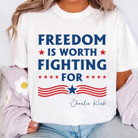 Justice for Charlie Shirt, A True Patriot Charlie Kirk Shirt, Charlie Kirk Is My Hero Tee