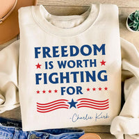 Justice for Charlie Sweatshirt, A True Patriot Charlie Kirk Shirt, Charlie Kirk Is My Hero Sweatshirt