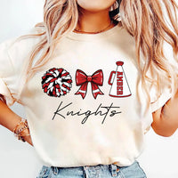 Custom Cheer Mom Shirt, Personalized Cheer Mama Gift Shirt, Cheerleader Tee