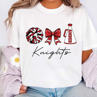 Custom Cheer Mom Shirt, Personalized Cheer Mama Gift Shirt, Cheerleader Tee