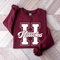 Custom School Mascot Sweatshirt, School Spirit Shirt, Personalized School Sweatshirt