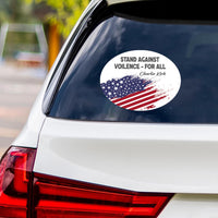 Justice for Charlie Vinyl Sticker, A True Patriot Charlie Kirk, Charlie Kirk Freedom, Charlie Kirk Is My Hero Bumper Sticker, 6 "x 4.5"