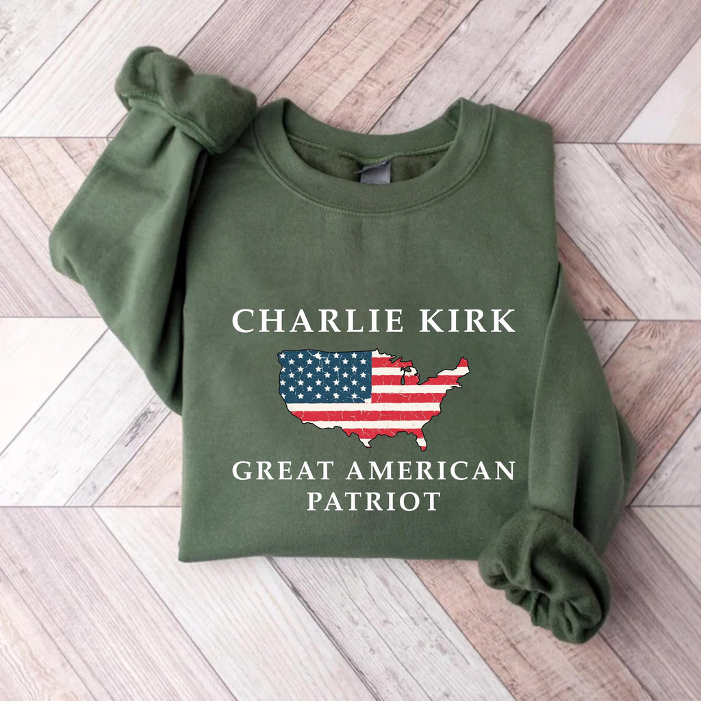 Justice for Charlie Shirt, A True Patriot Charlie Kirk Shirt, Charlie Kirk Is My Hero Tee