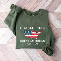 Justice for Charlie Shirt, A True Patriot Charlie Kirk Shirt, Charlie Kirk Is My Hero Tee