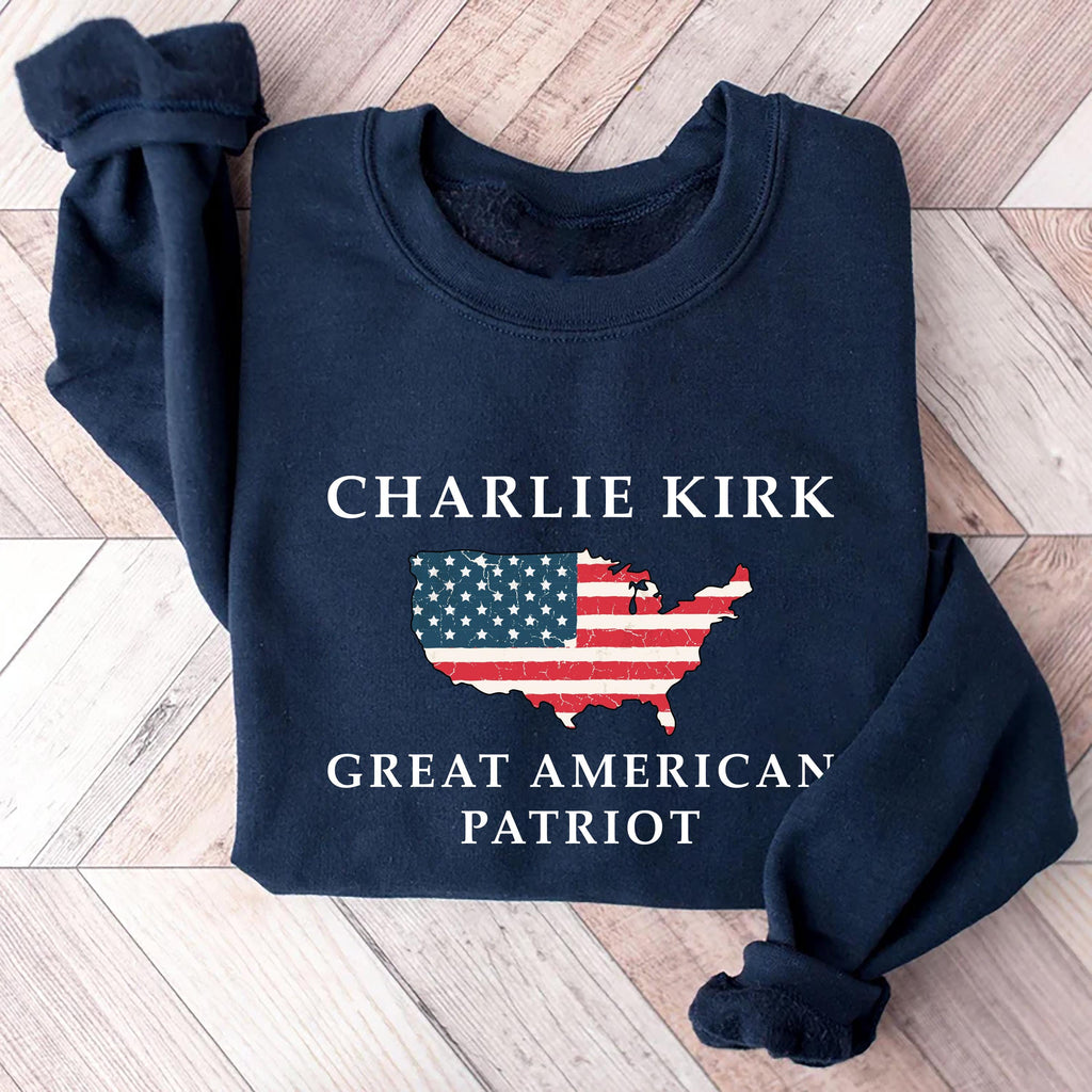 Justice for Charlie Shirt, A True Patriot Charlie Kirk Shirt, Charlie Kirk Is My Hero Tee