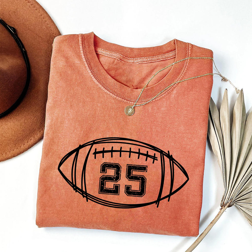 Custom Football Kids Jersey Number Shirt, Personalized Football Season Mama Shirt, Football Boy Tee