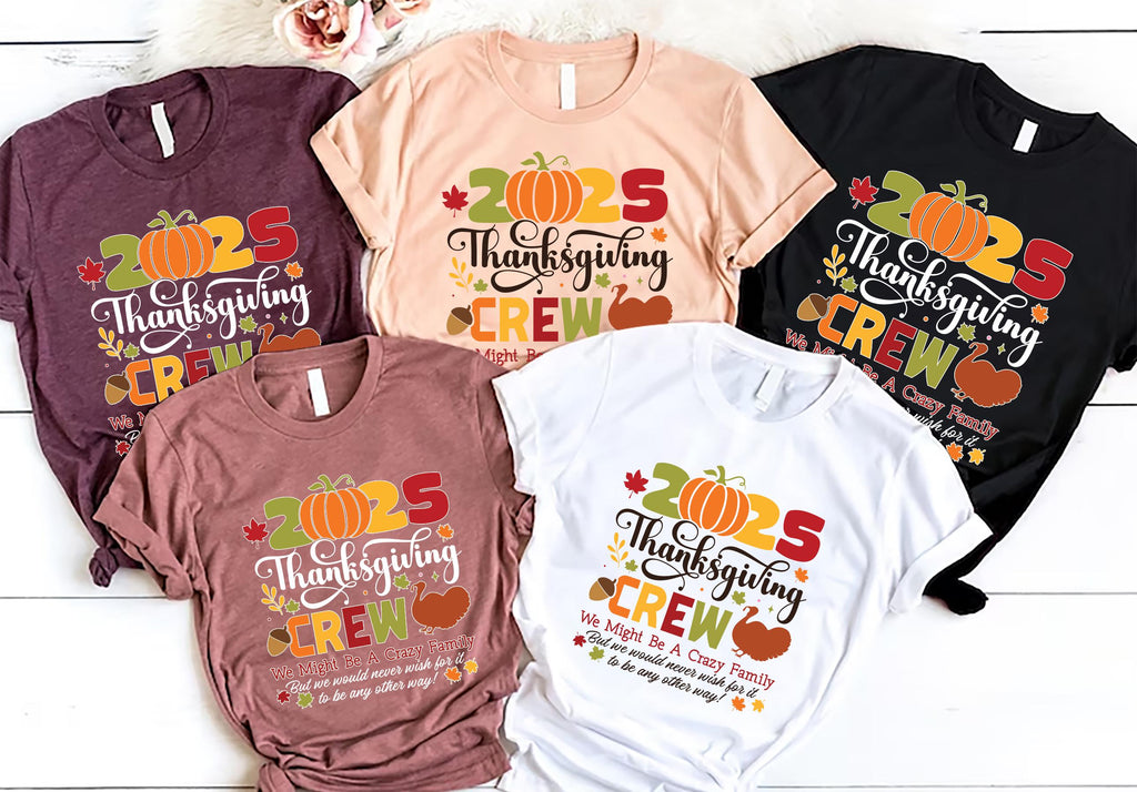 Thanksgiving Family Matching Shirt 2025, Fall Holiday Shirt, Family Outfit, Autumn Matching Tee