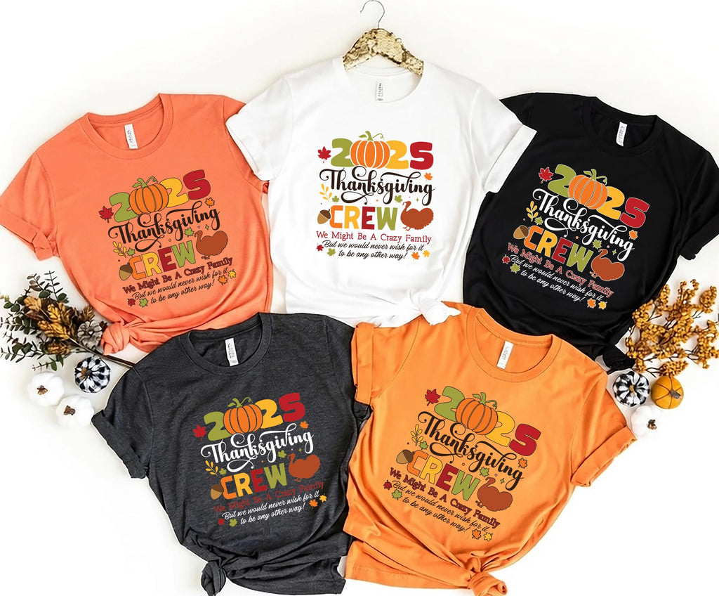 Thanksgiving Family Matching Shirt 2025, Fall Holiday Shirt, Family Outfit, Autumn Matching Tee