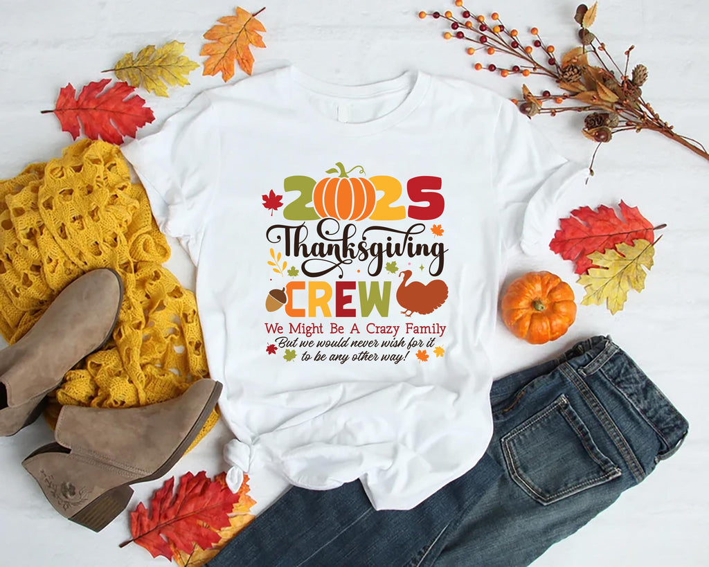 Thanksgiving Family Matching Shirt 2025, Fall Holiday Shirt, Family Outfit, Autumn Matching Tee