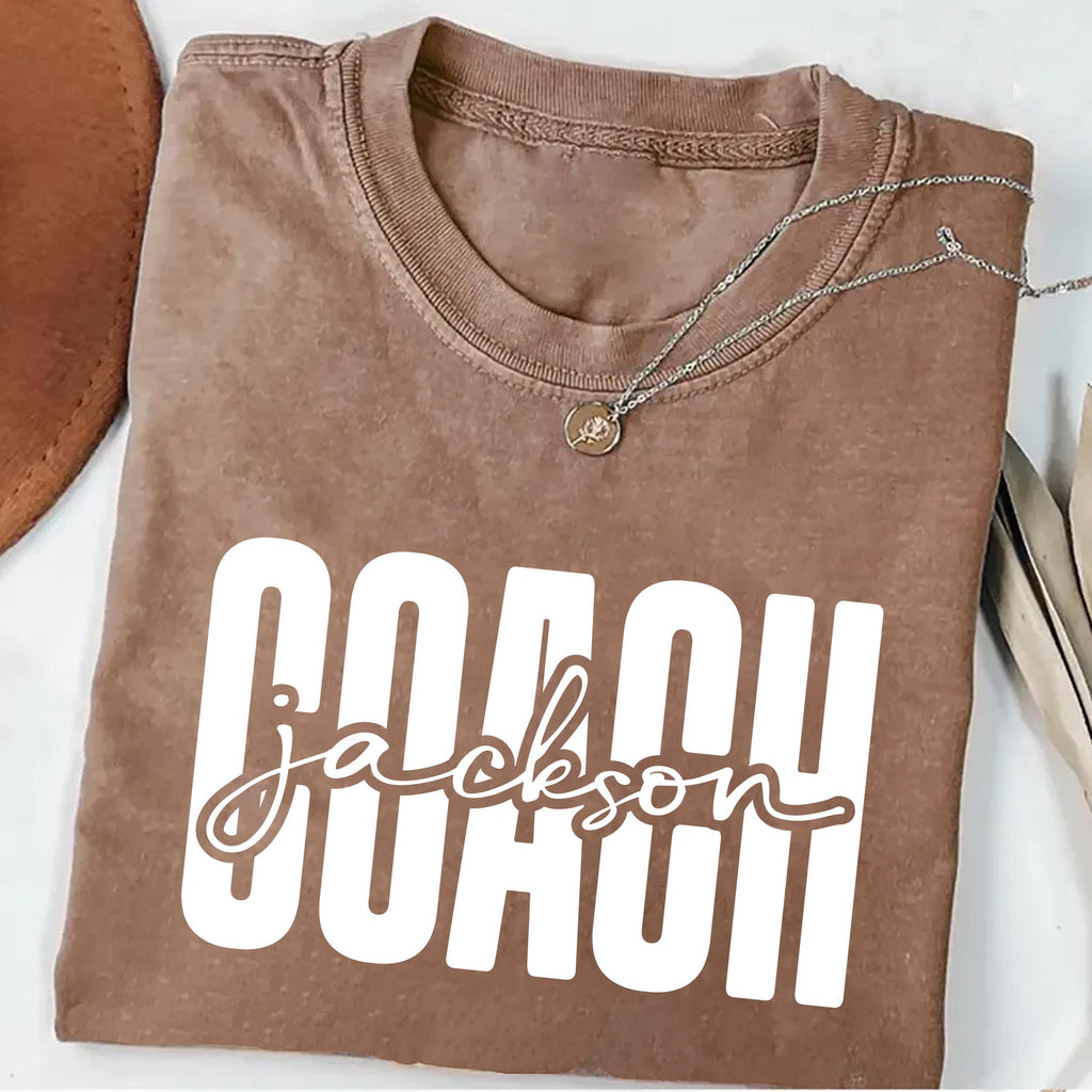 Personalized Coach Shirt, Custom Coach Gift Shirt, Cheer Coach Tee