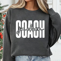 Personalized Coach Sweatshirt, Custom Coach Gift Shirt, Cheer Coach Sweatshirt