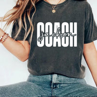 Personalized Coach Shirt, Custom Coach Gift Shirt, Cheer Coach Tee