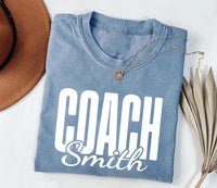 Personalized Coach Shirt, Custom Coach Gift Shirt, Cheer Coach Tee