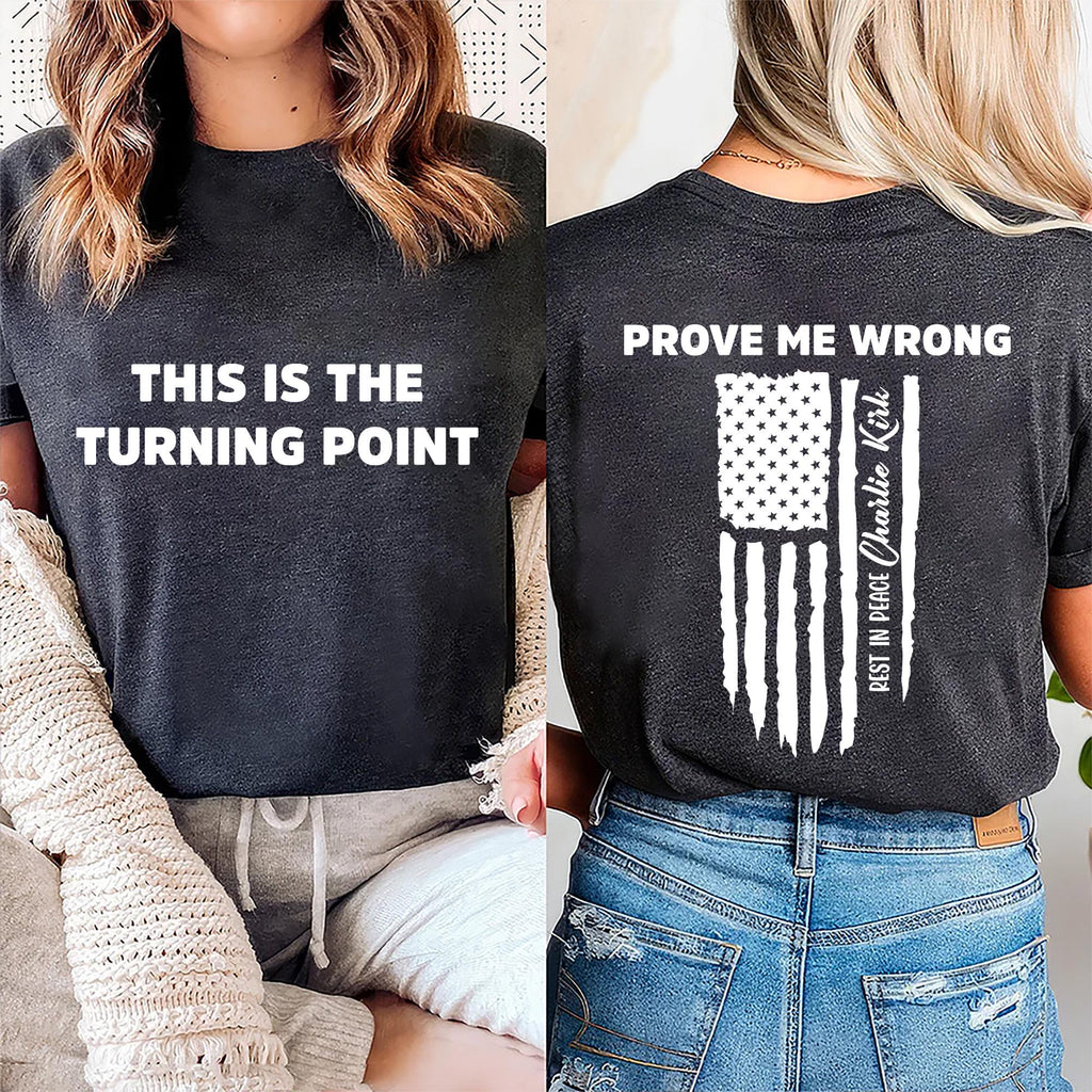 Charlie Kirk Freedom Shirt, A True Patriot Charlie Kirk Shirt, Charlie Kirk Is My Hero Tee, Front Back