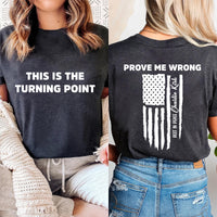 Charlie Kirk Freedom Shirt, A True Patriot Charlie Kirk Shirt, Charlie Kirk Is My Hero Tee, Front Back