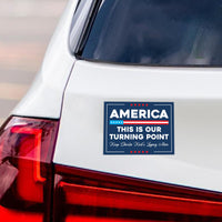 Justice for Charlie Political Protest Magnet, A True Patriot Charlie Kirk, Charlie Kirk Is My Hero, Charlie Kirk Freedom Magnet, 6" x 4.5"