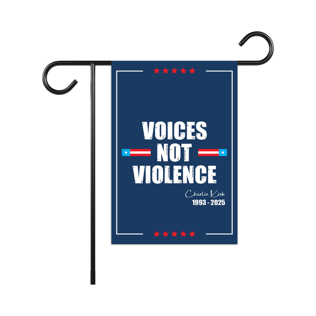 Justice for Charlie Garden Flag, A True Patriot Charlie Kirk Yard Flag, Charlie Kirk Is My Hero Outdoor Flag, Charlie Kirk Freedom Flag