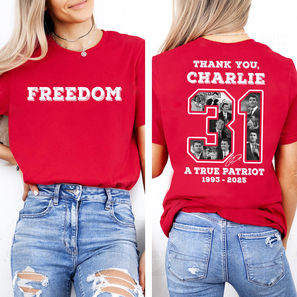 A True Patriot Charlie Kirk Sweatshirt, This Is The Turning Point Shirt, Charlie Kirk Is My Hero Sweatshirt, Front Back