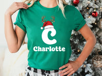 Custom Christmas Name Shirt, Matching Family Christmas Shirt, Personalized Christmas Tee
