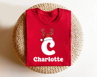 Custom Christmas Name Shirt, Matching Family Christmas Shirt, Personalized Christmas Tee