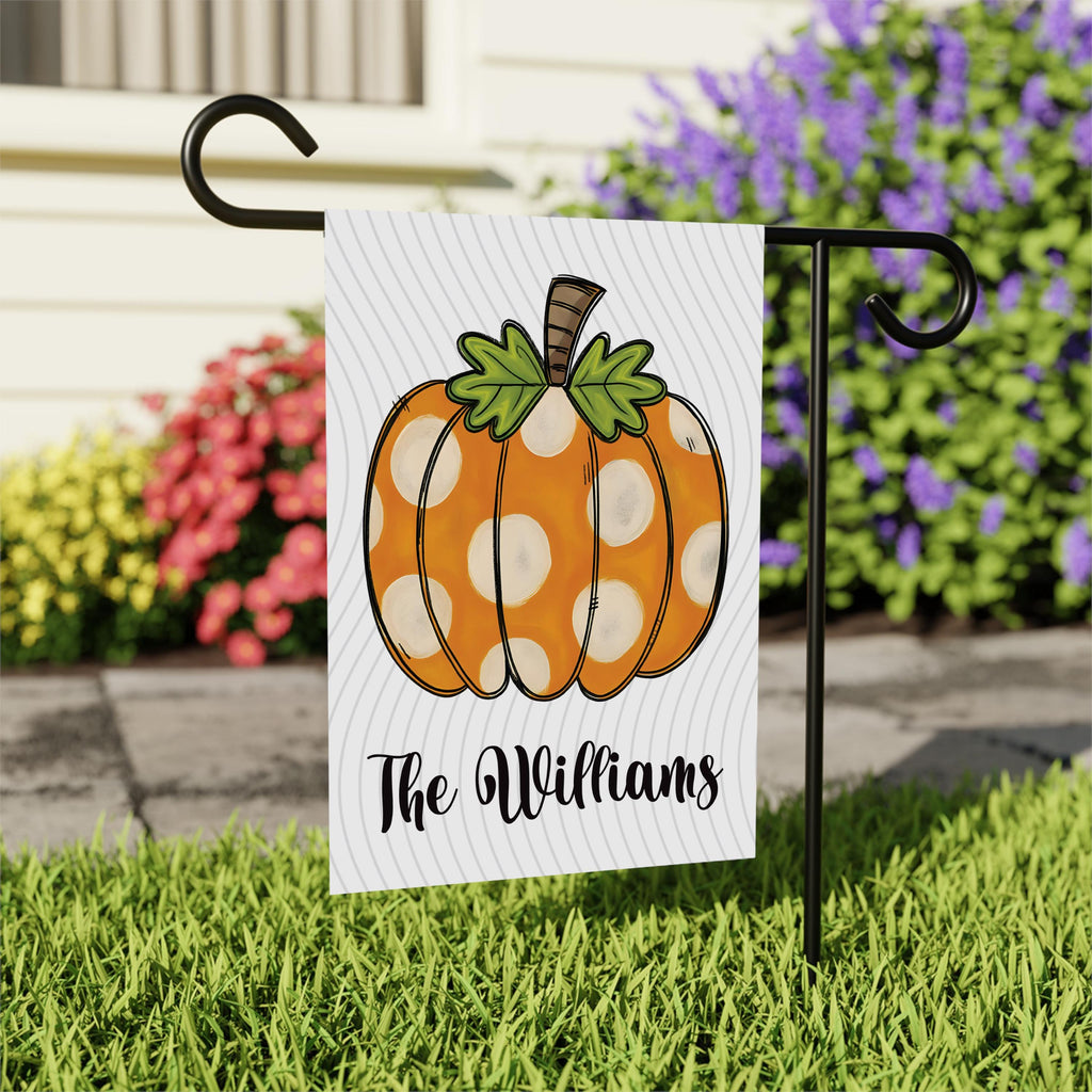 Pumpkin Garden Flag, Fall Outdoor Yard Decoration, Thanksgiving Welcome Sign, Autumn Patio Accent, Weather-Resistant Harvest Garden Decor