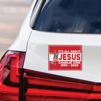 Justice for Charlie Political Protest Magnet, A True Patriot Charlie Kirk, Charlie Kirk Is My Hero, Charlie Kirk Freedom Magnet, 6" x 4.5"