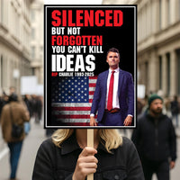 Justice for Charlie Protest Sign, A True Patriot Charlie Kirk Sign, Charlie Kirk Is My Hero, Charlie Kirk Freedom Political Poster Sign