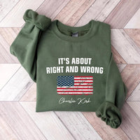 Justice for Charlie Sweatshirt, A True Patriot Charlie Kirk Shirt, Charlie Kirk Is My Hero Sweatshirt