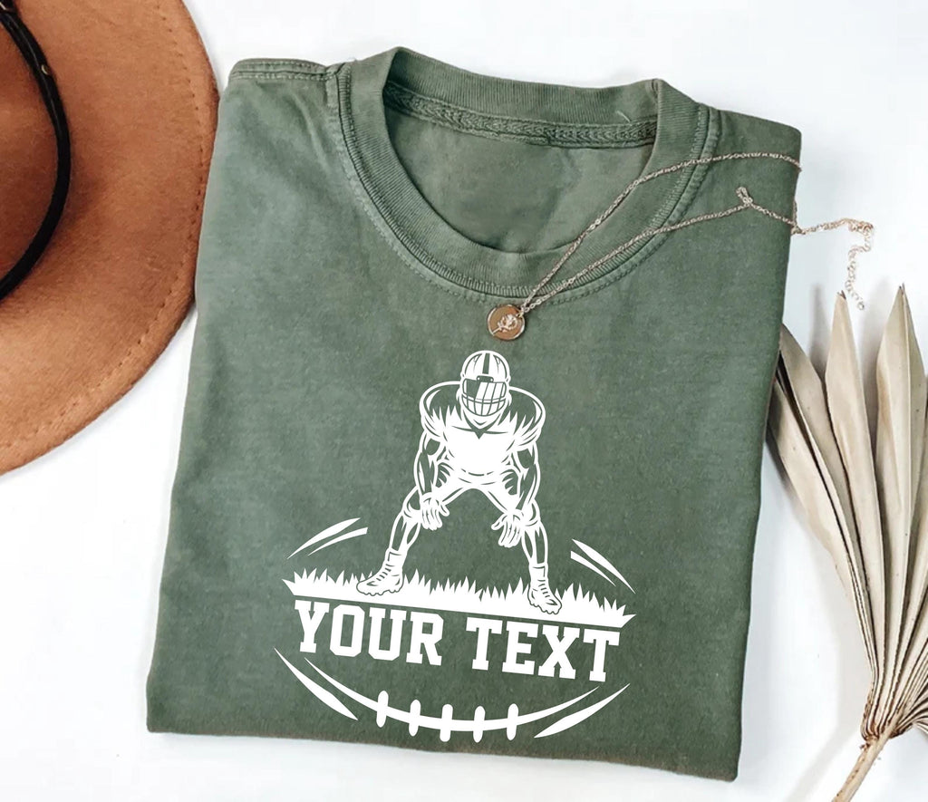 Custom Football Shirt, Personalized Game Day Shirt, Football Fan Tee