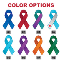 Awareness Yard Signs, Ribbon Lawn Decorations with Metal Stakes, Waterproof Health Awareness Outdoor Garden Patio Church Event Décor