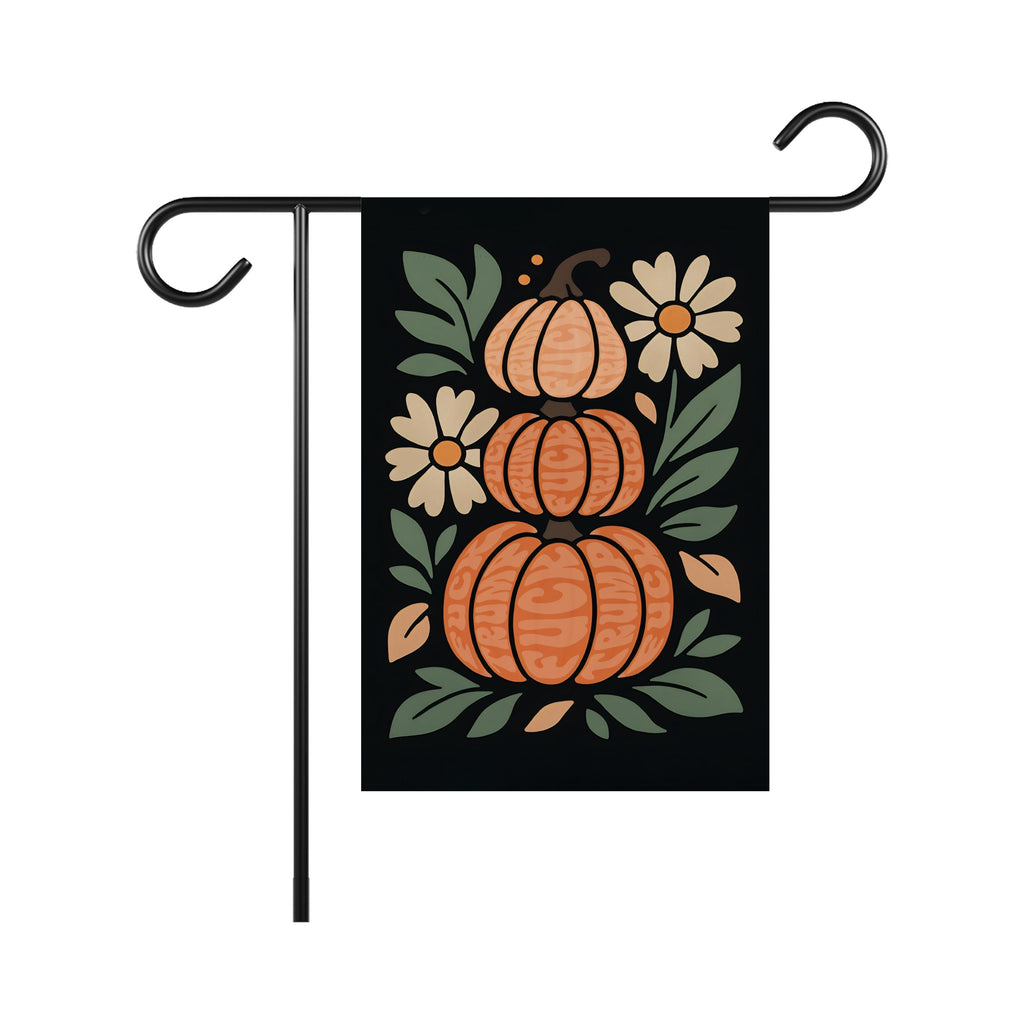 Anti-Trump Autumn Pumpkin Protest Garden Flag, Thanksgiving Resist Fascism Yard Flag, Subtle Political Decor, Harvest Fall Outdoor Flag