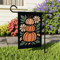 Anti-Trump Autumn Pumpkin Protest Garden Flag, Thanksgiving Resist Fascism Yard Flag, Subtle Political Decor, Harvest Fall Outdoor Flag