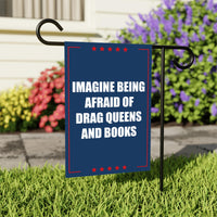 No Kings In America Garden Flag, 12x18 Inch Double Sided, Democracies Have No Kings, Anti-Trump Flag, Resist Racism, Resist Fascism Flag