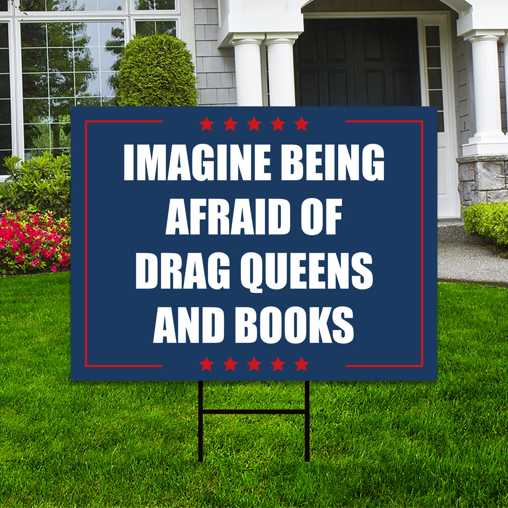 No Kings In America Yard Sign - Democracies Have No Kings Lawn Sign, Anti-Trump, Resist Racism, Resist Fascism Yard Sign with Metal H-Stake