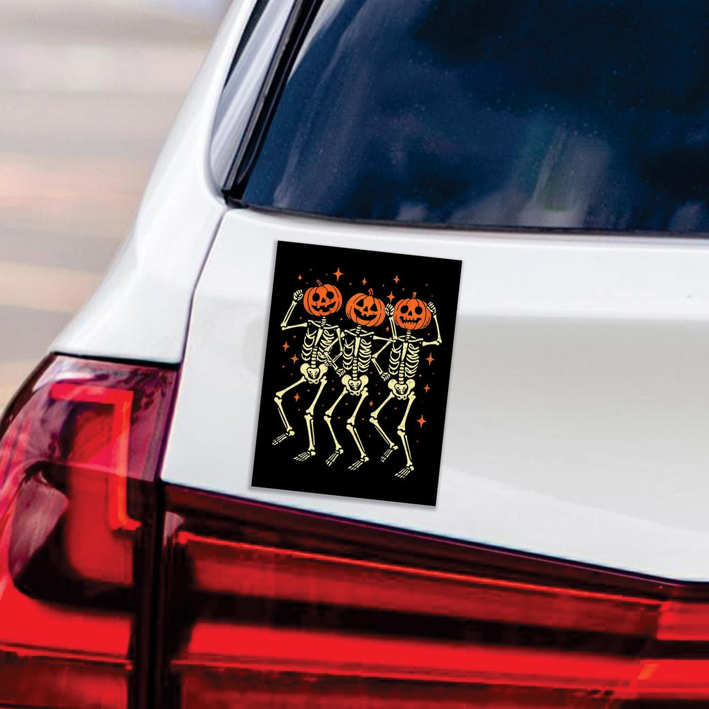 Anti-Trump Skeleton Protest Magnet, Halloween Political Magnet, Resist Racism Car Magnet, Resist Fascism Vehicle Magnet, 6" x 4.5"