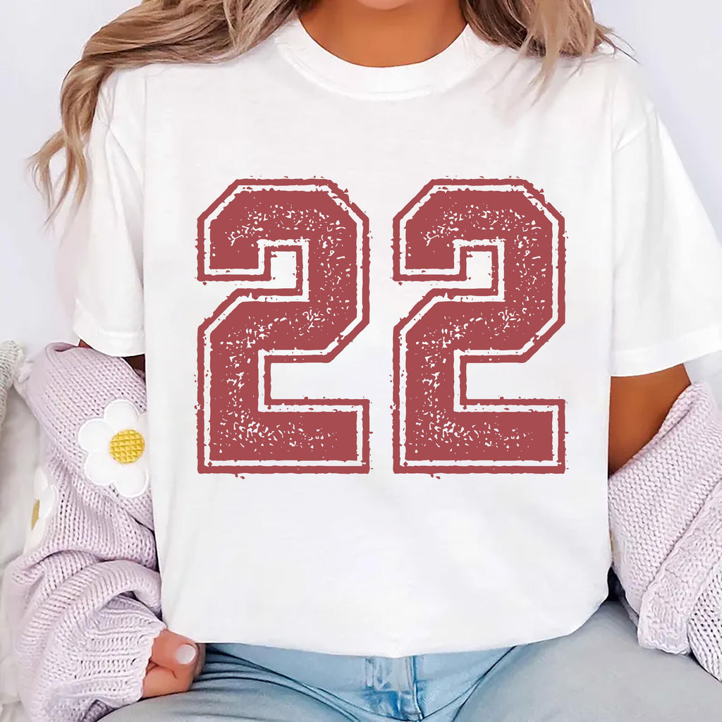 Custom Number Shirt, Game Day Number Shirt, Custom Football Tee