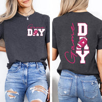 Game Day Football Shirt, Football Season Shirt, Mom Football Tee, Front Back